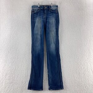 Mother The Rascal Jeans Womens Size 24‎ Blue Denim Tequila Truth Low-Rise Casual